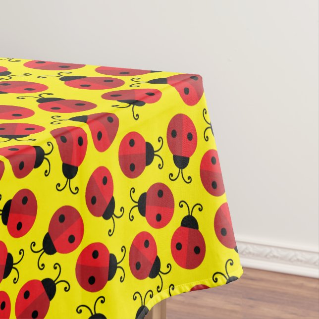 Toalha De Mesa Lady Bug Festa de primeiro aniversario (Posição Original)