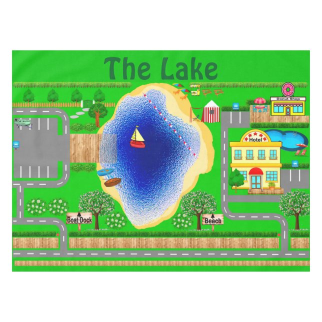 Toalha De Mesa Lake (Frente (Horizontal))