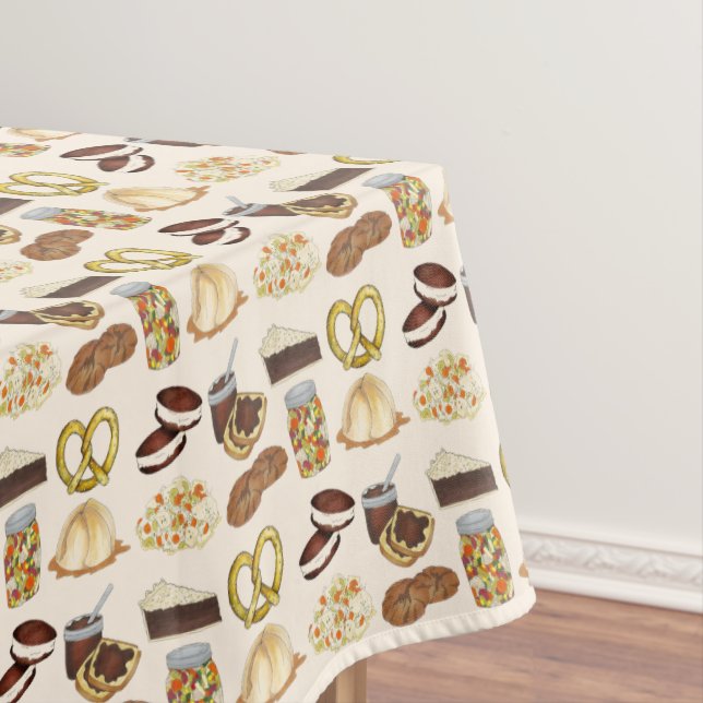 Toalha De Mesa Lancaster, Comidas holandesas Amish da PA, Pensilv (Posição Original)