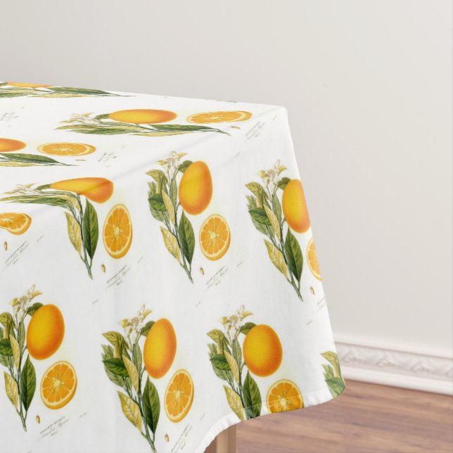 Toalha De Mesa Laranja - Citrus (Posição Original)
