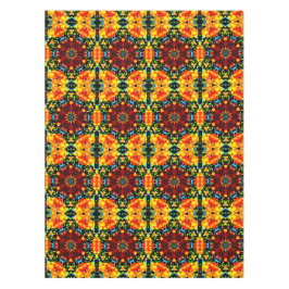 Toalha De Mesa Laranja Floral
