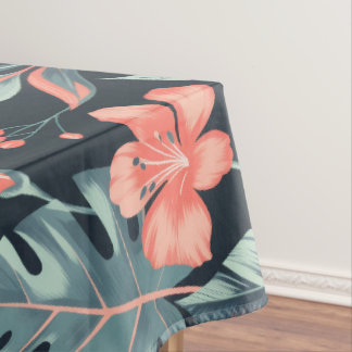Toalha De Mesa Large-scale tropical florals and leaves