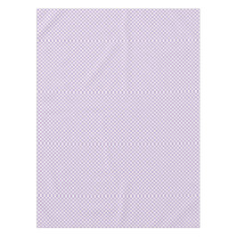 Toalha De Mesa Lavanda E Gingham Branco Verificados