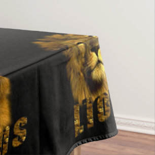 Toalha De Mesa Leão masculino com nome de leão,