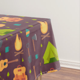 Toalha De Mesa Legal padrão de acampamento no exterior Design