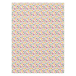 Toalha De Mesa Leguminosas bonitas e felizes em branco