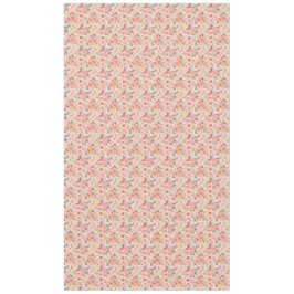 Toalha De Mesa Lemon  Floral pink Peony rustic Pattern 