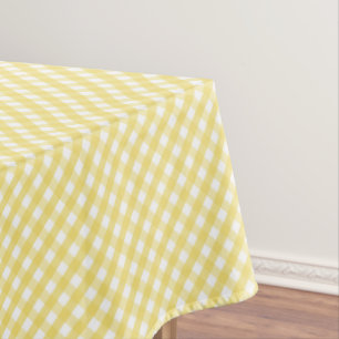 Toalha De Mesa Lemon Yellow Gingham