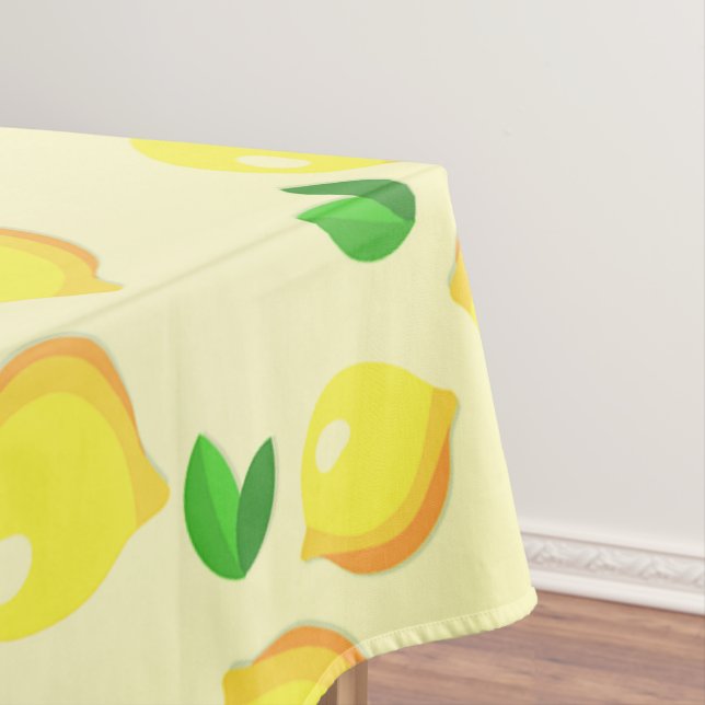 Toalha De Mesa Lemons Amarelos Tablecloth (Posição Original)