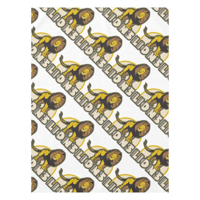 Toalha De Mesa Leões (Frente)