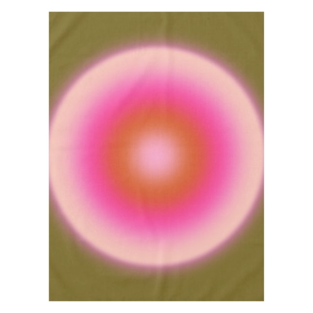 Toalha De Mesa Les Couleurs 05 Gradient Olive E Aura Rosa (Frente)