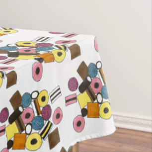Toalha De Mesa Licorice Alsorve Todos Os Tipos De Doces De Compra