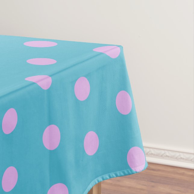 Toalha De Mesa lilac-green dots doted gepunktete Tichsdecke (Posição Original)