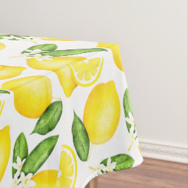 Toalha De Mesa Limão Botânico de Citros de Verão Italiano