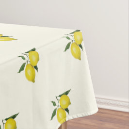 Toalha De Mesa Limão Deixa Citrus - Padrão Amarelo
