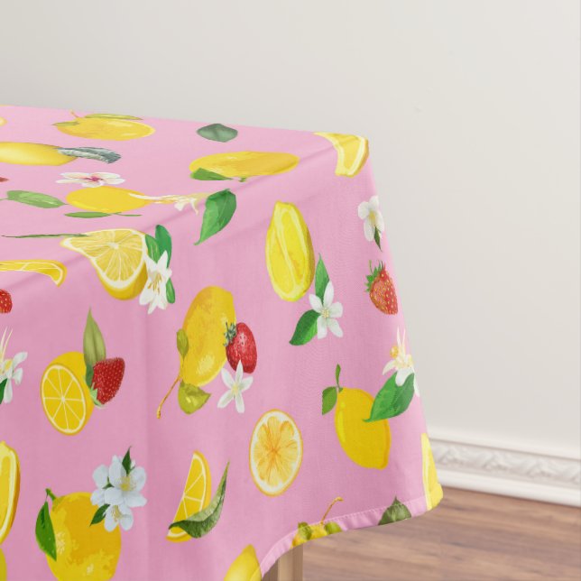 Toalha De Mesa Limão e Morango 1 (Posição Original)