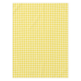 Toalha De Mesa Limão - Tablecloth amarelo do algodão do guingão
