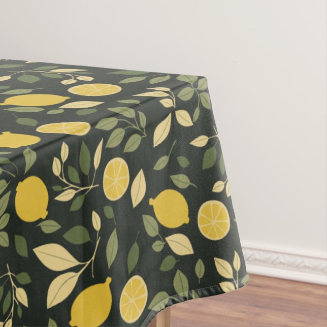 Toalha De Mesa Limões e Folhas (Posição Original)