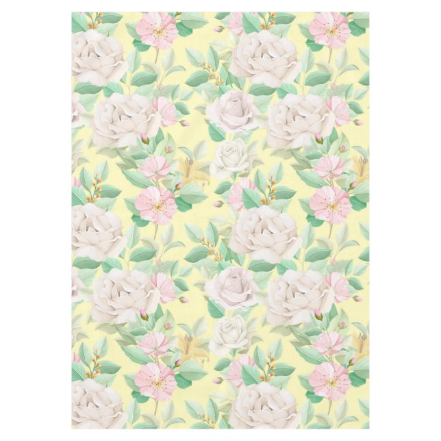 Toalha De Mesa Linda Floral (Frente)