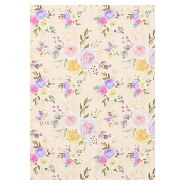 Toalha De Mesa Linda Floral (Frente)