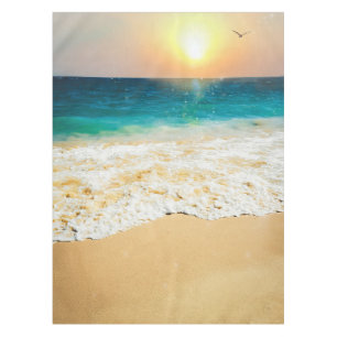 Toalha De Mesa Linda Foto Sunset Summer Beach