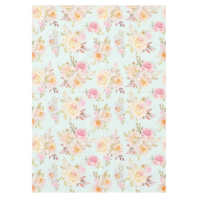 Toalha De Mesa Linda Tablecloth Floral (Frente)