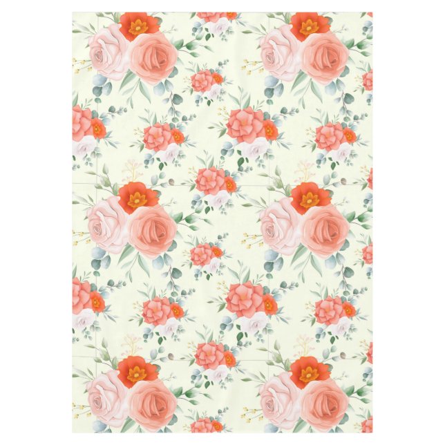 Toalha De Mesa Linda Tablecloth Floral (Frente)
