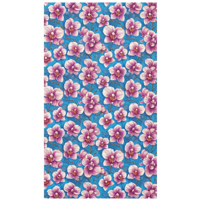 Toalha De Mesa Lindas flores de orquídeas (Frente)