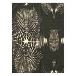 Toalha De Mesa Linhas khaki cruzadas que são repetidas na onda