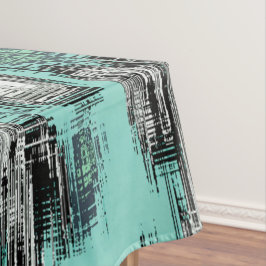 Toalha De Mesa Linhas pixelizadas cruzadas formando quadrados abs