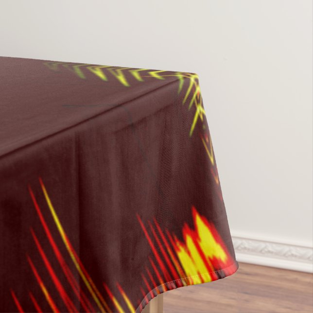 Toalha De Mesa Linhas que se repetem em efeito de onda e luz? (Posição Original)