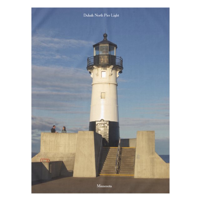 Toalha De Mesa Linho de mesa leve do Cais Norte (Frente)