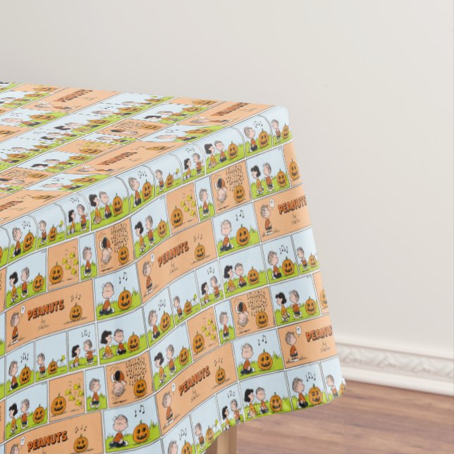 Toalha De Mesa Linus & Lucy | Cantando Jack-O-Lanterna (Posição Original)