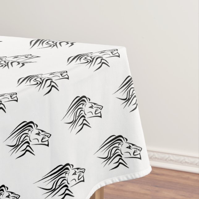 Toalha De Mesa Lion Tablecloth - Suas Cores (Posição Original)