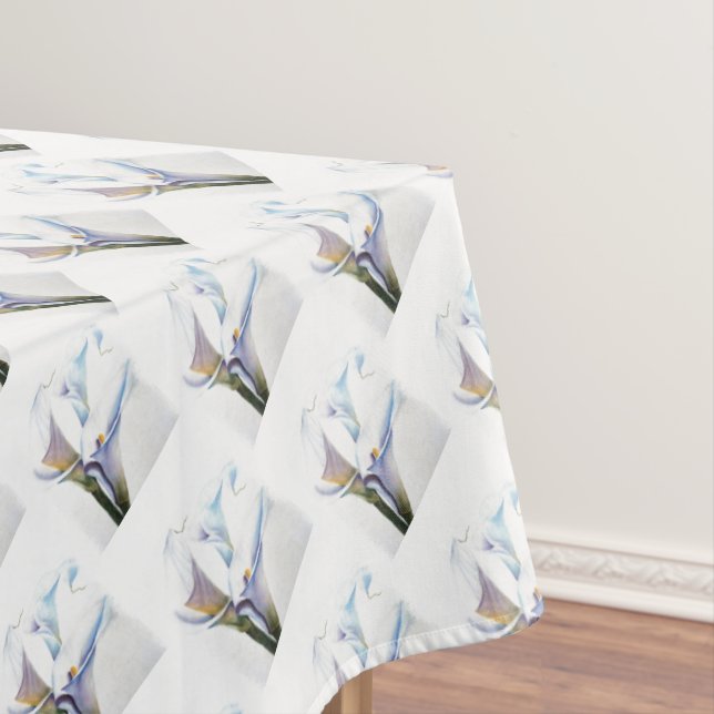 TOALHA DE MESA LÍRIAS CALLA BRANCAS (Posição Original)