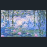 Toalha De Mesa Lírios de água<br><div class="desc">. Os lírios de água são umas séries sobre de 200 pinturas a óleo por Claude Monet impressionista francês. Esta pintura,  terminada em 1919,  caracteriza máscaras do azul e do rosa.</div>
