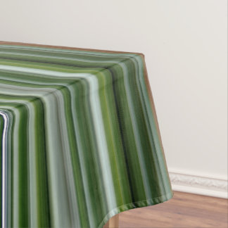 Toalha De Mesa Listra Verde e Marrom de Árvore de Abeto