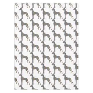 Toalha De Mesa listras de Dogue Alemão