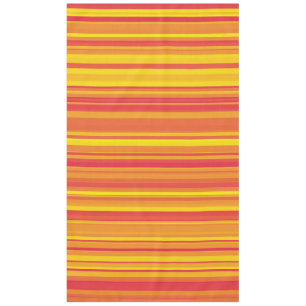 Toalha De Mesa Listras Laranja Vermelho Amarelo