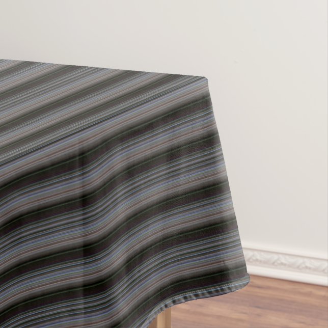 Toalha De Mesa Listras modernas retrô fofas (Posição Original)