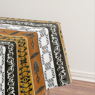 Toalha De Mesa Listras tribais africanas étnicas