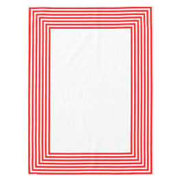 Toalha De Mesa Listras vermelhas e brancas