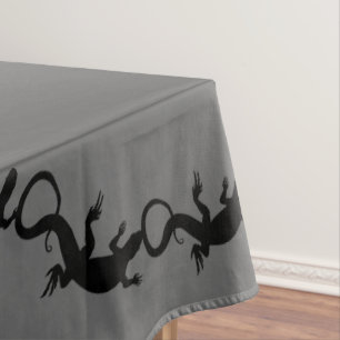 Toalha De Mesa Lizard Tablecloth Reptile / Lizard Art Tablecloth