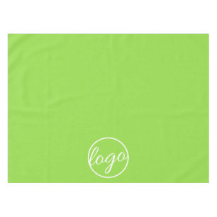 Toalha De Mesa Logotipo comercial personalizado Neon Green