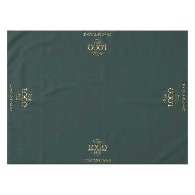 Toalha De Mesa Logotipo Empresarial Personalizado Simples Moderno (Frente (Horizontal))