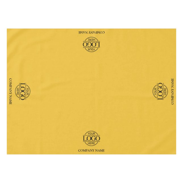 Toalha De Mesa Logotipo Empresarial Personalizado Simples Moderno (Frente (Horizontal))