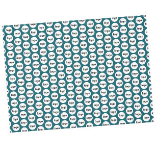 Toalha De Mesa Logotipo Padrão comercial Promoção da marca verde