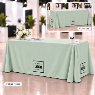 Toalha De Mesa Logotipo Verde Sal Promocional Empresarial