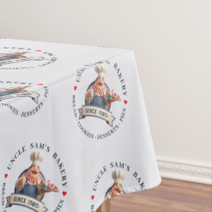 Toalha De Mesa Loja de Padaria Confeiteiro Sobremesas Doces Confe