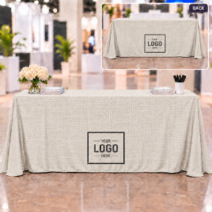 Toalha De Mesa Lona Logotipo Negócios Promocionais